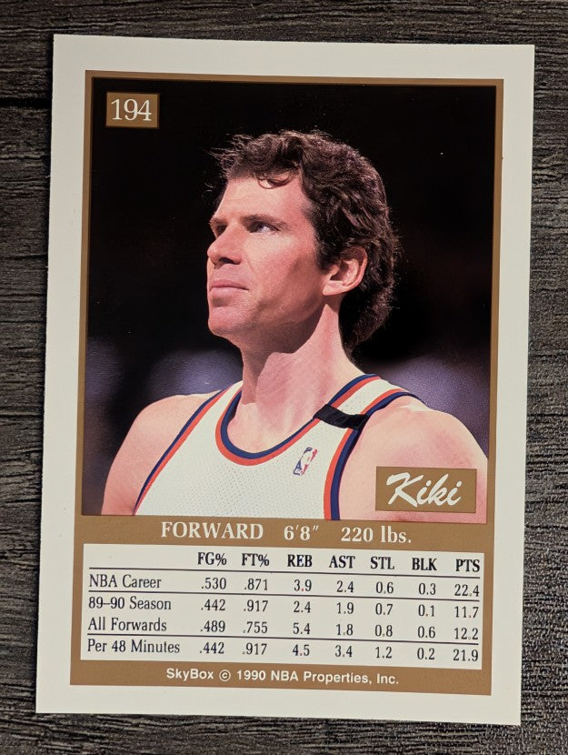 1990-91 SkyBox #194 Kiki Vandeweghe