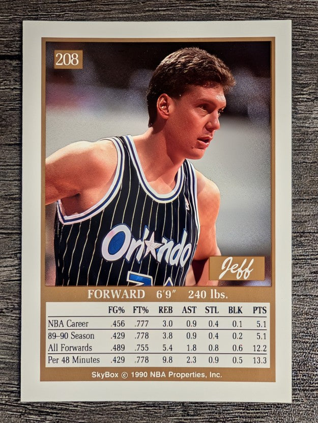 1990-91 SkyBox #208 Jeff Turner