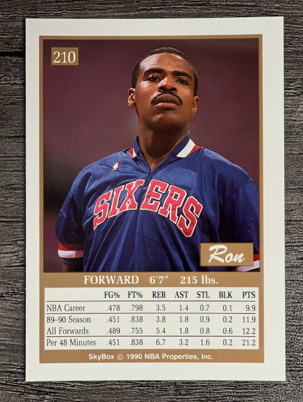 1990-91 SkyBox #210 Ron Anderson