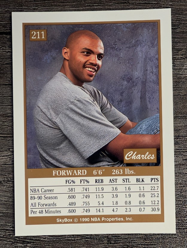1990-91 SkyBox #211 Charles Barkley