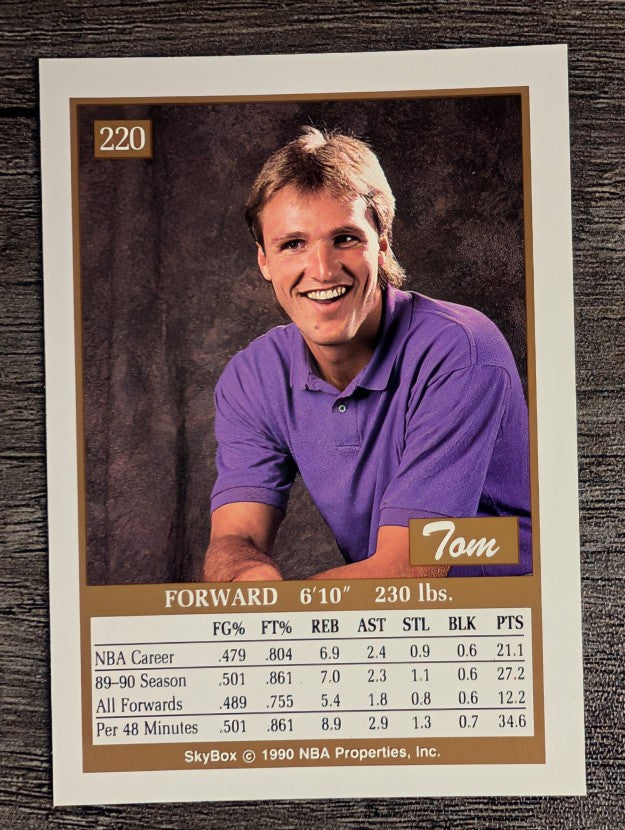 1990-91 SkyBox #220 Tom Chambers