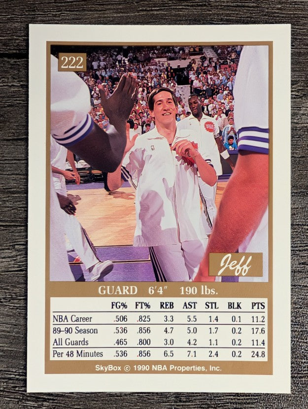 1990-91 SkyBox #222 Jeff Hornacek