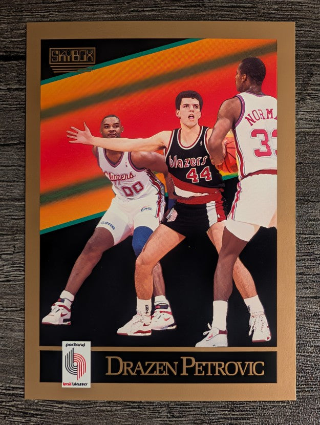 1990-91 SkyBox #237 Drazen Petrovic RC