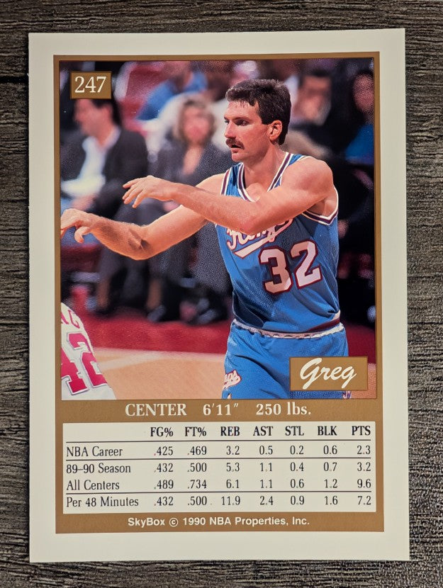1990-91 SkyBox #247 Greg Kite SP