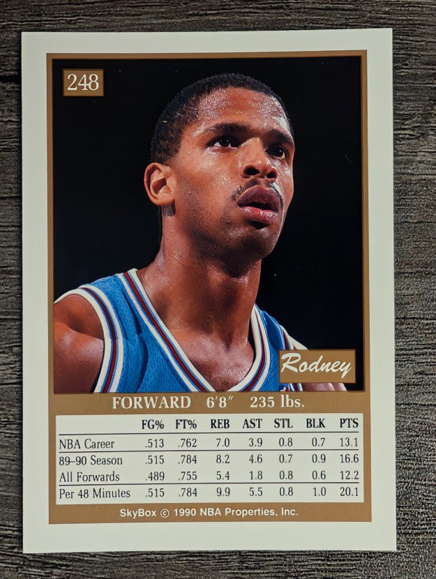 1990-91 SkyBox #248 Rodney McCray SP