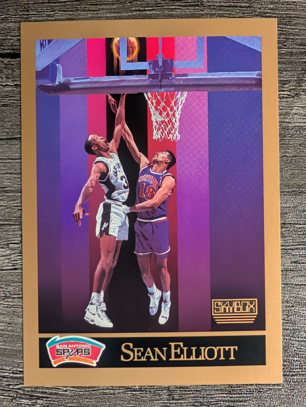 1990-91 SkyBox #256 Sean Elliott RC