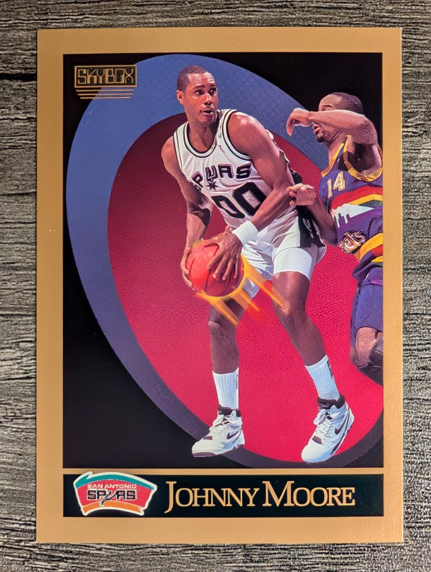 1990-91 SkyBox #258 Johnny Moore SP
