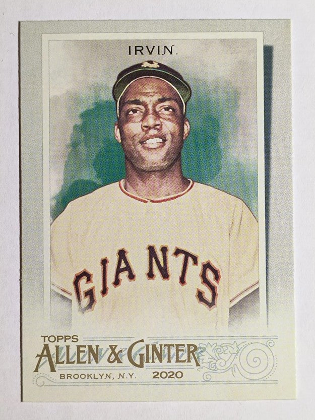 2020 Topps Allen and Ginter #326 Monte Irvin SP