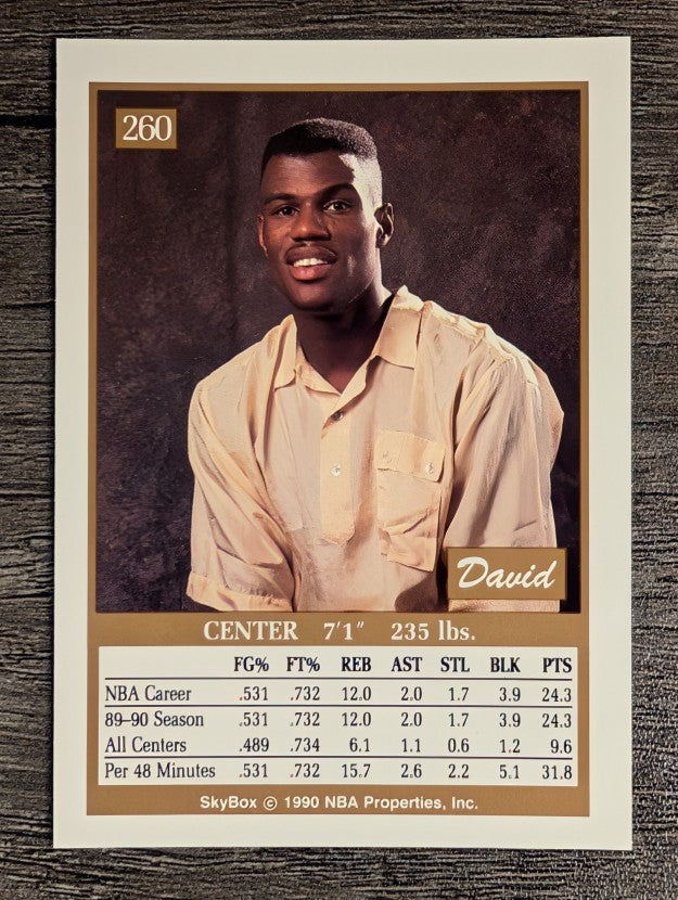 1990-91 SkyBox #260 David Robinson