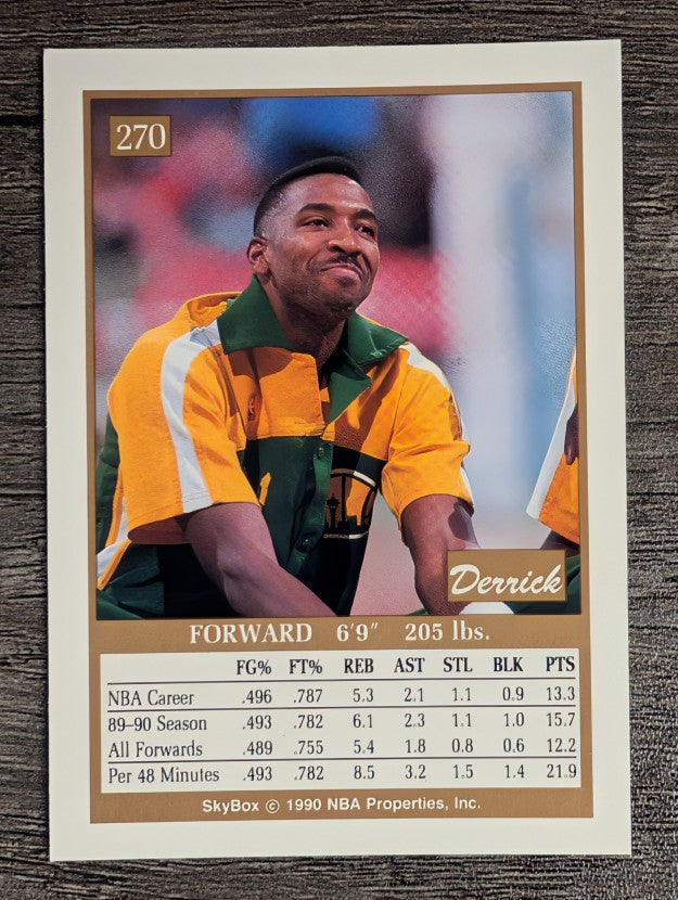 1990-91 SkyBox #270 Derrick McKey