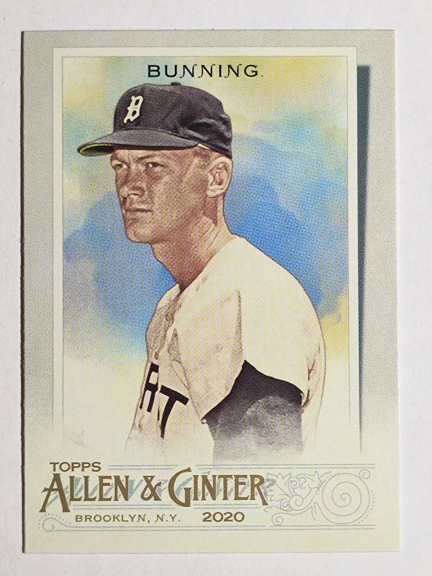 2020 Topps Allen and Ginter #341 Jim Bunning SP