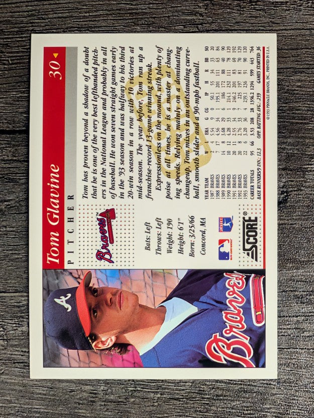 1994 Score Gold Rush #30 Tom Glavine