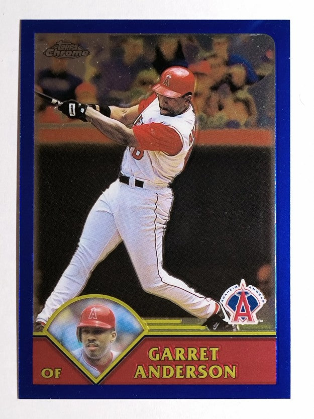 2003 Topps Chrome #403 Garret Anderson