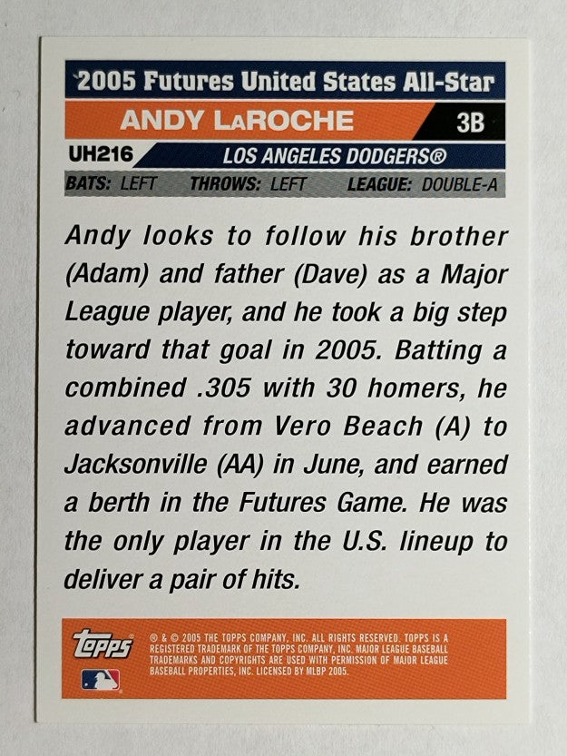 2005 Topps Update #216 Andy LaRoche FUT
