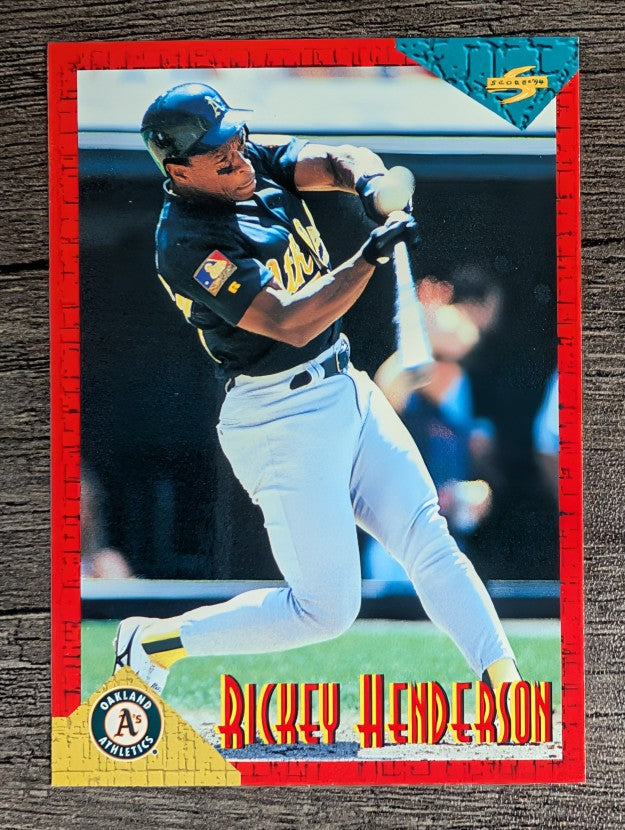 1994 Score Rookie/Traded #RT13 Rickey Henderson