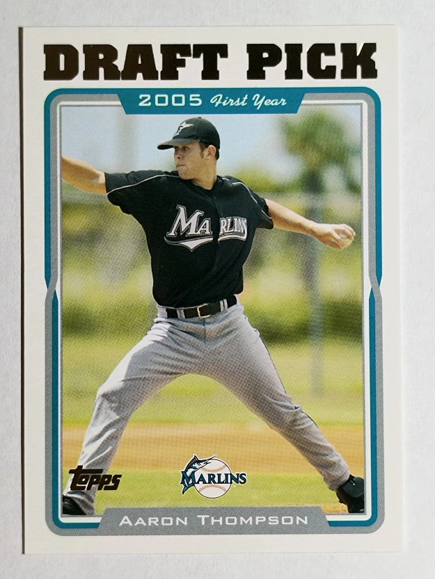2005 Topps Update #315 Aaron Thompson DP RC