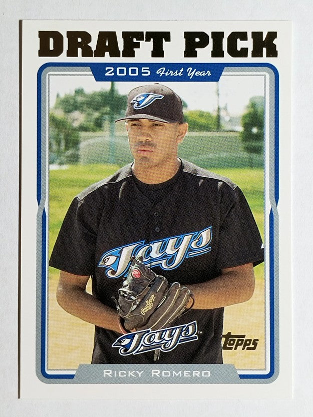 2005 Topps Update #322 Ricky Romero DP RC