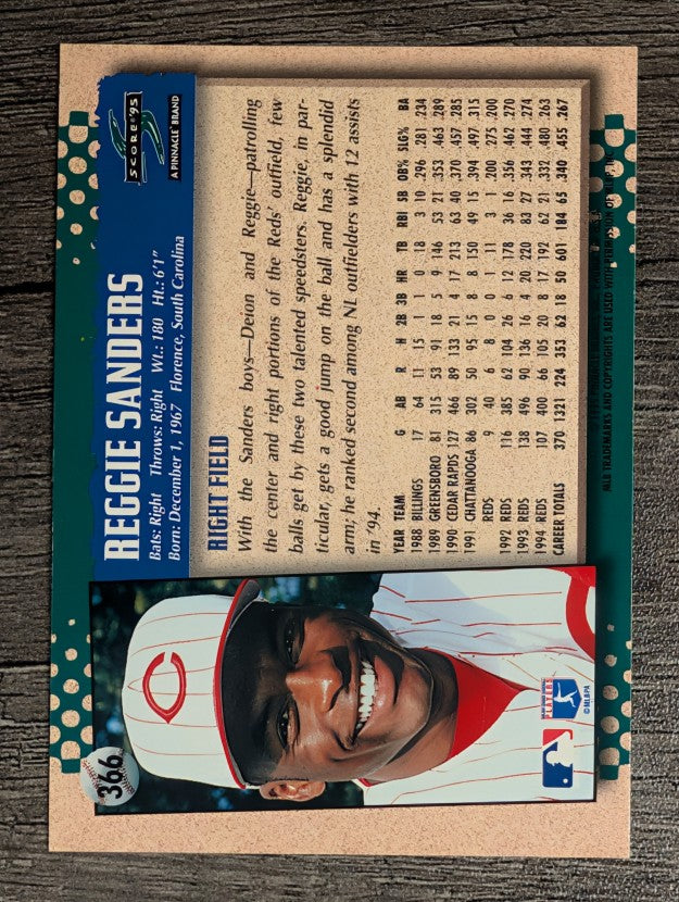 1995 Score #366 Reggie Sanders