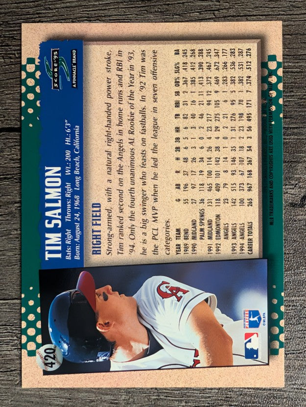 1995 Score #420 Tim Salmon