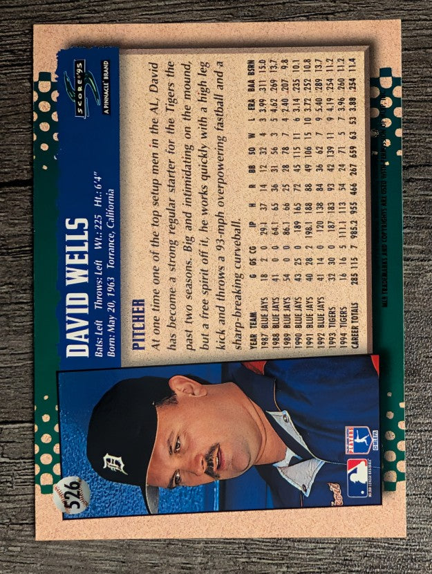 1995 Score #526 David Wells