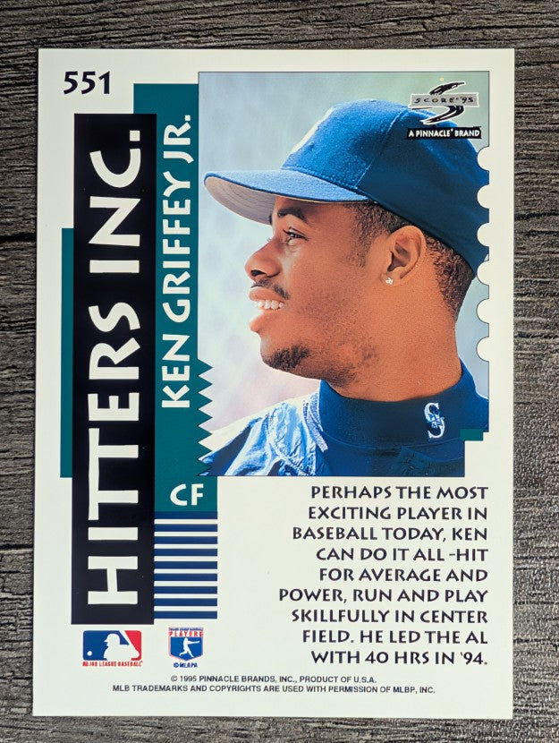 1995 Score #551 Ken Griffey Jr. HIT