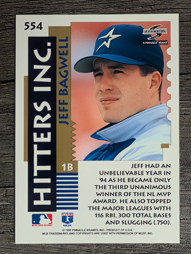 1995 Score #554 Jeff Bagwell HIT