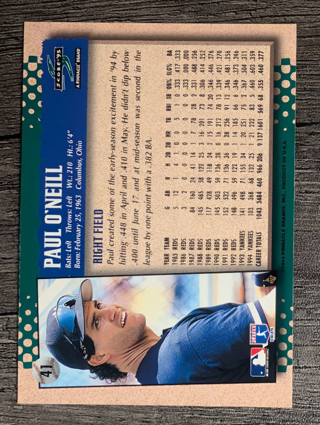 1995 Score #41 Paul O'Neill
