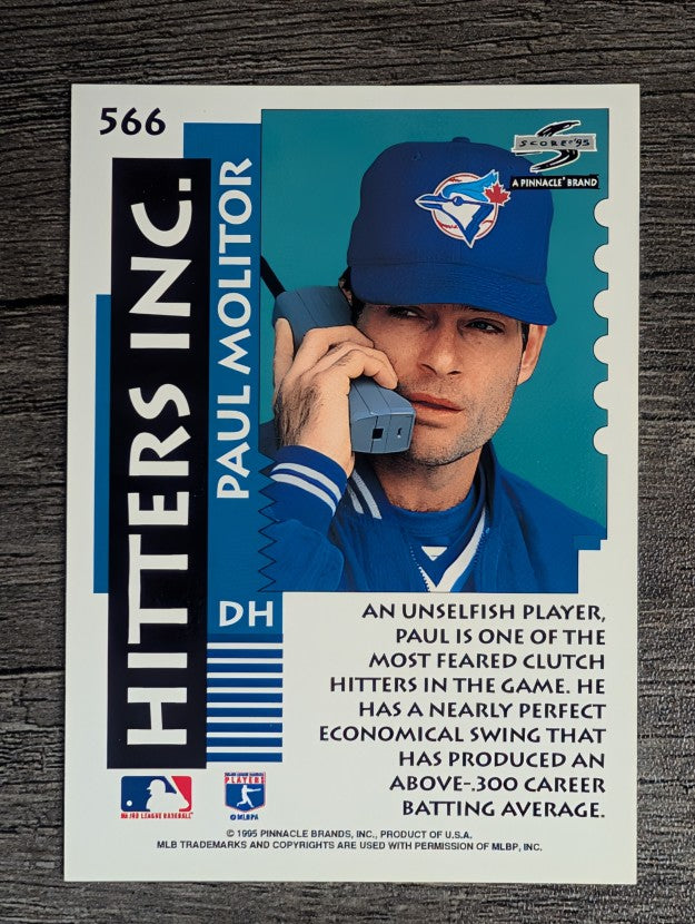 1995 Score #566 Paul Molitor HIT