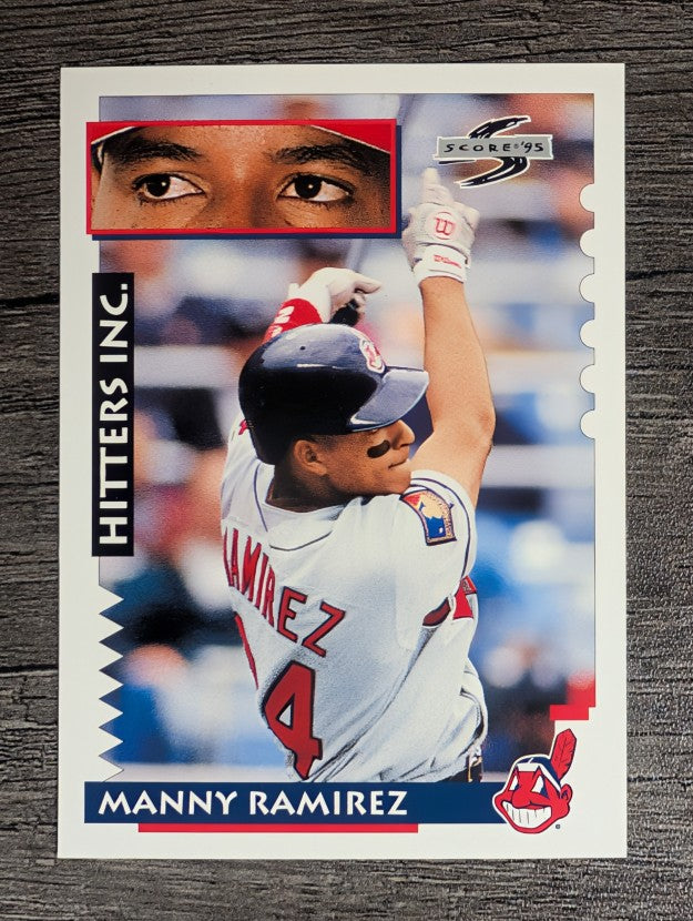 1995 Score #568 Manny Ramirez HIT