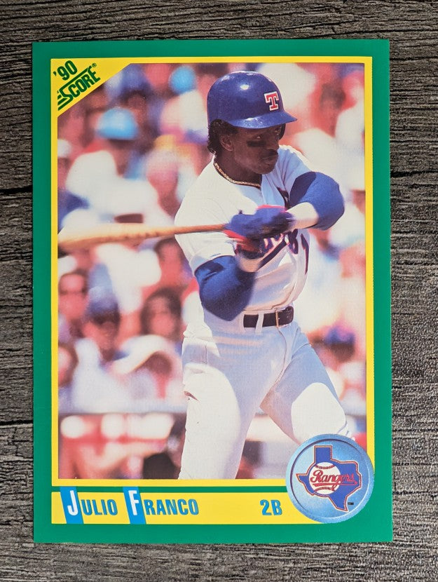 1990 Score #160 Julio Franco
