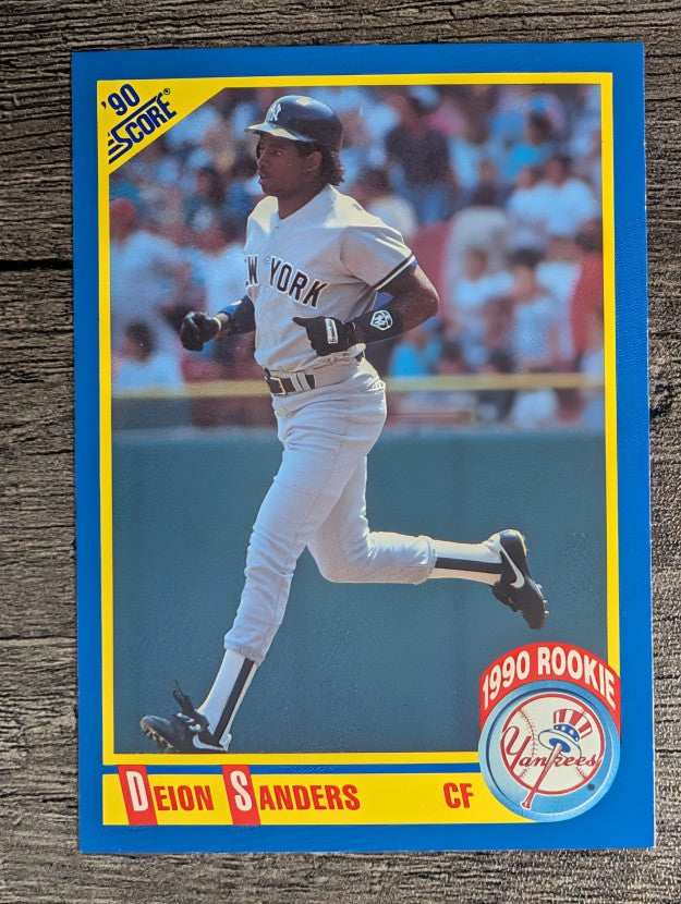 1990 Score #586 Deion Sanders