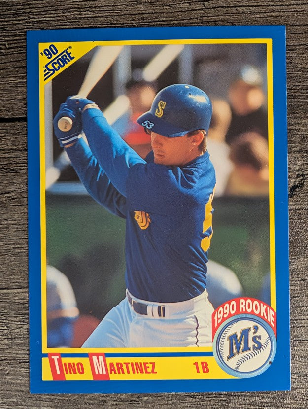 1990 Score #596 Tino Martinez
