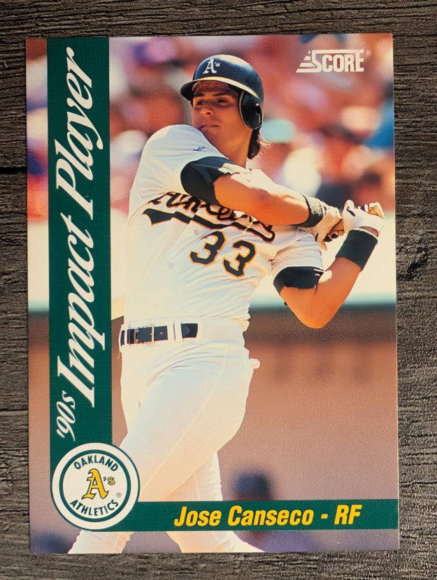 1992 Score Impact Players #52 Jose Canseco