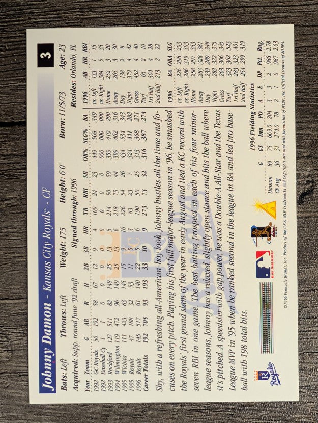 1997 Score #3 Johnny Damon
