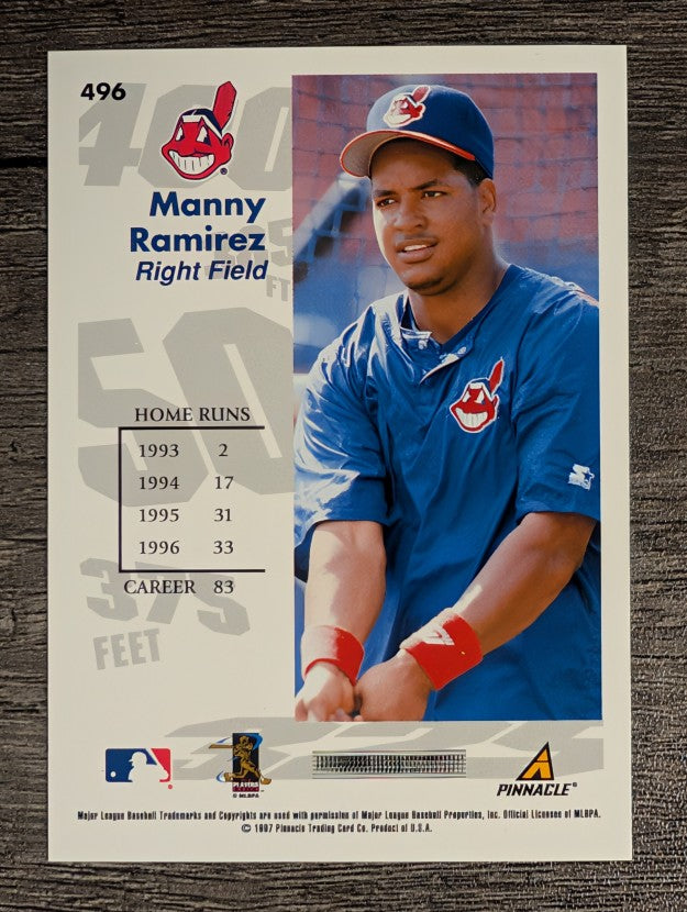 1997 Score #496 Manny Ramirez GY
