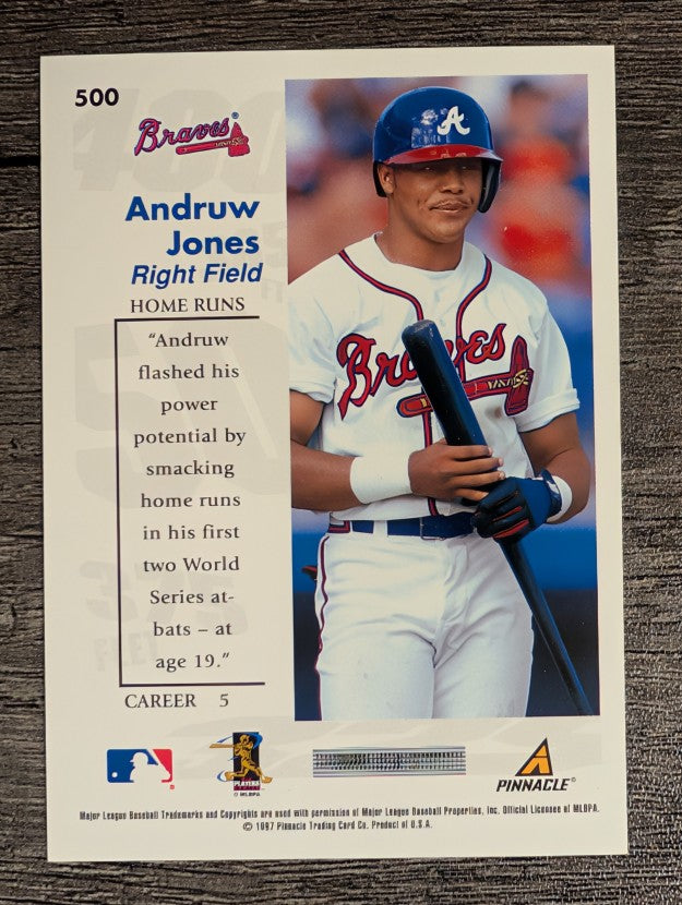 1997 Score #500 Andruw Jones GY