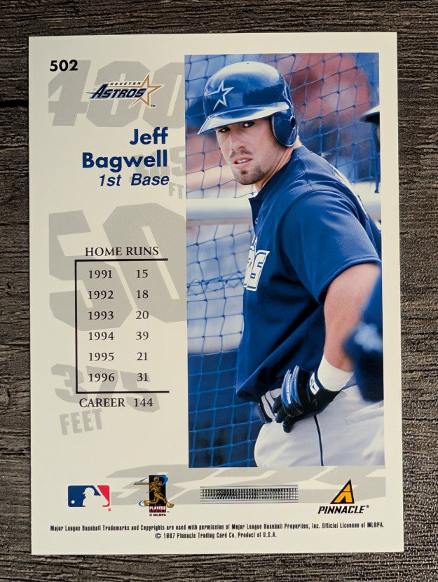 1997 Score #502 Jeff Bagwell GY