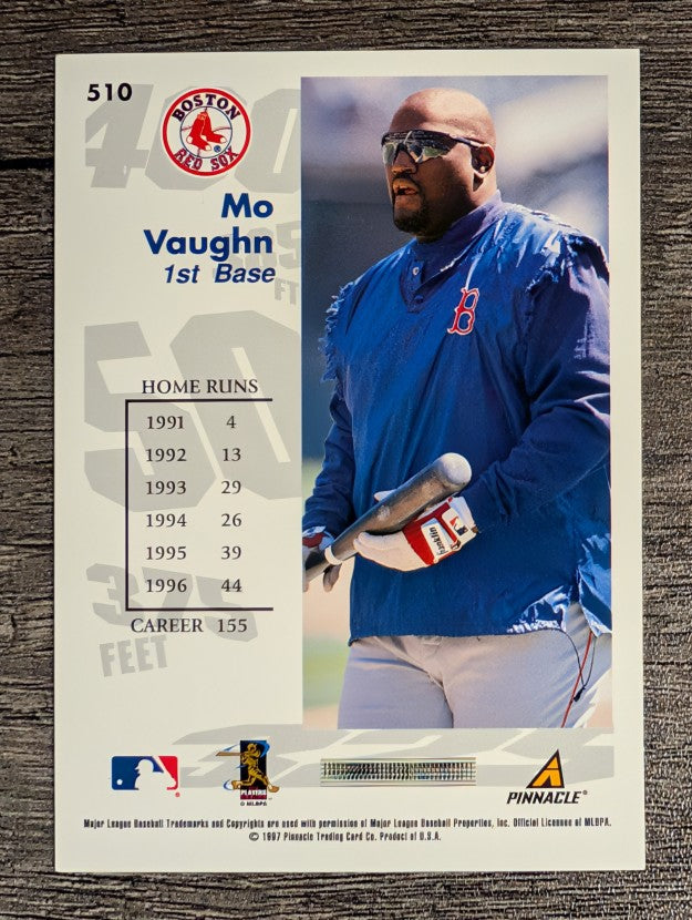 1997 Score #510 Mo Vaughn GY