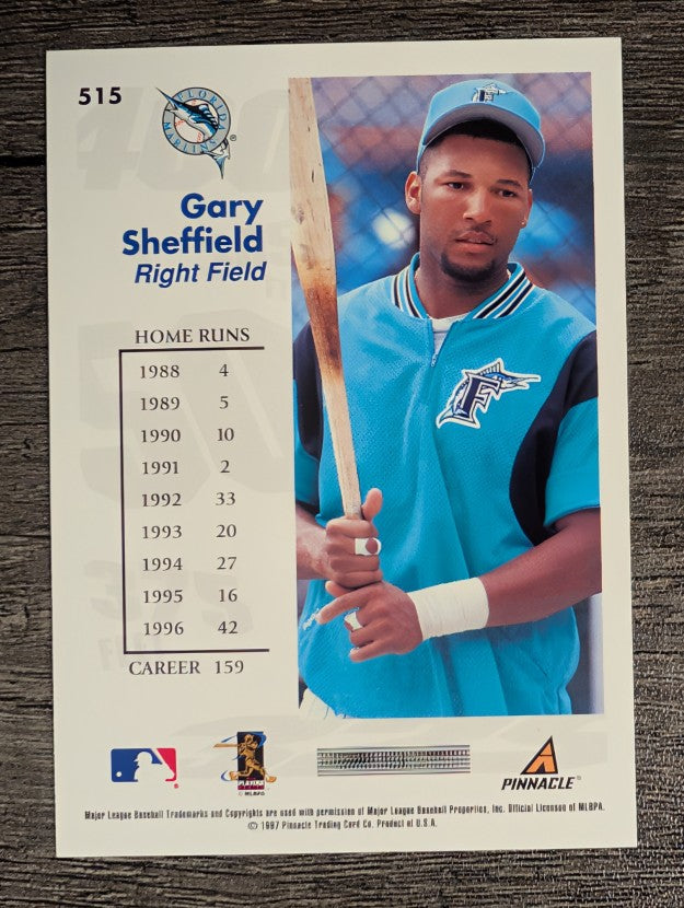 1997 Score #515A Gary Sheffield GY