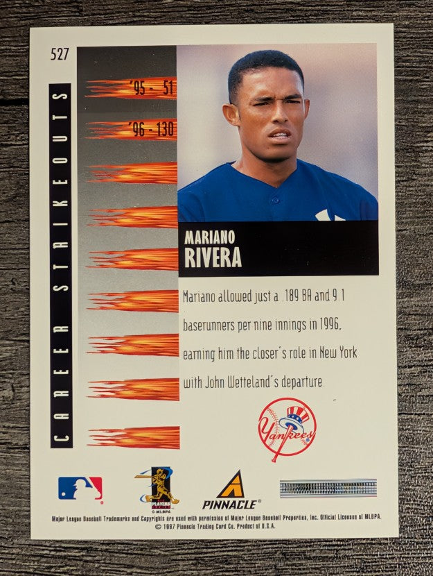 1997 Score #527 Mariano Rivera RF
