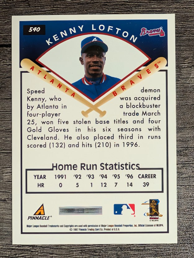 1997 Score #540 Kenny Lofton TG