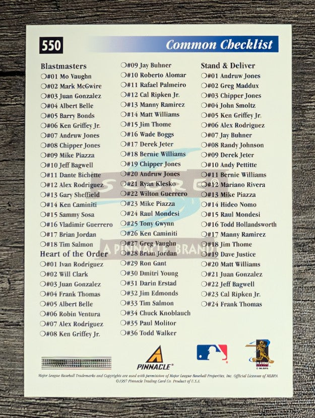 1997 Score #550 Mike Piazza CL