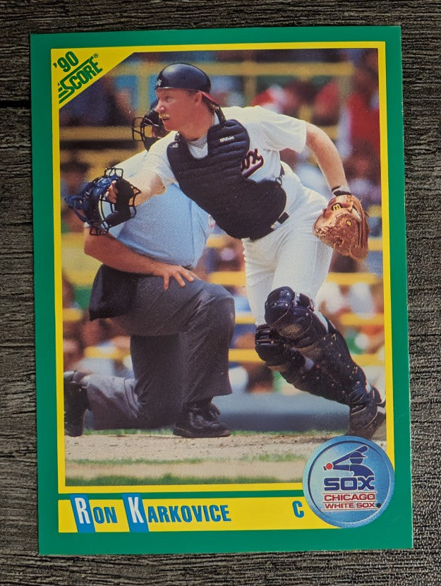 1990 Score #22 Ron Karkovice