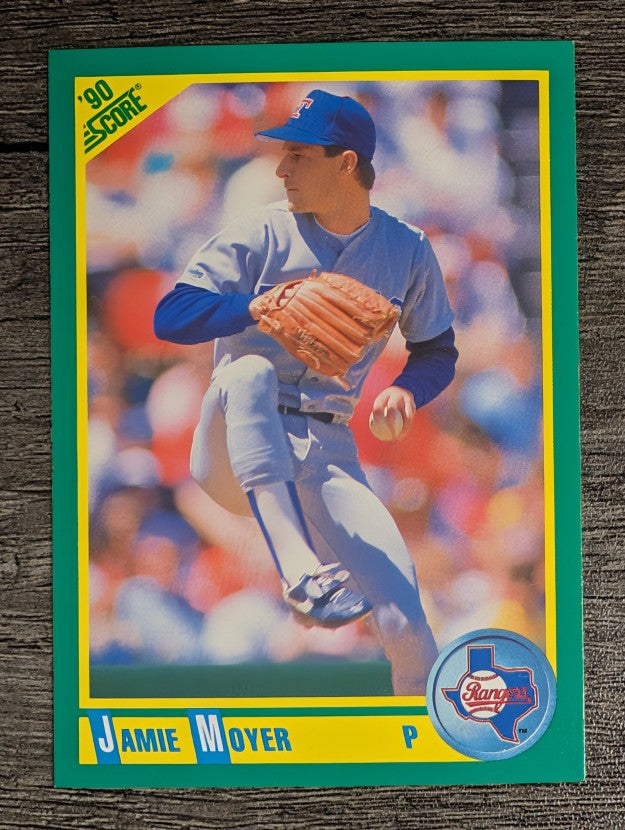 1990 Score #107A Jamie Moyer ERR/Scintilating