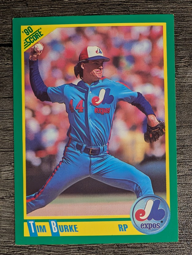 1990 Score #127 Tim Burke