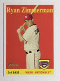 2007 Topps Heritage #98b Ryan Zimmerman YN
