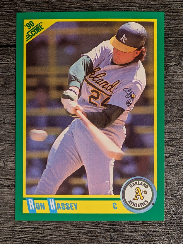 1990 Score #168B Ron Hassey COR/24 on back