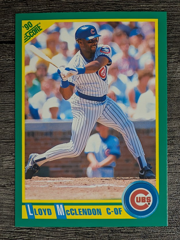 1990 Score #176B Lloyd McClendon COR/Uniform number on back listed as 10