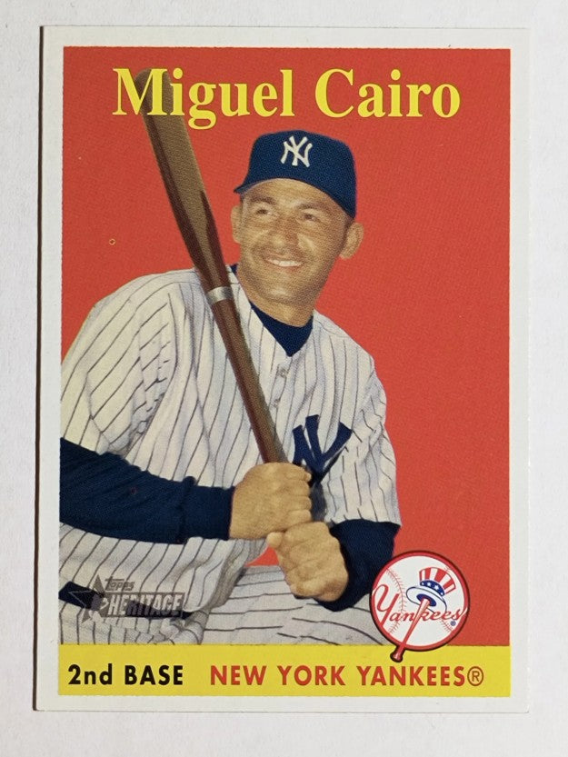 2007 Topps Heritage #101b Miguel Cairo YN