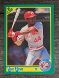 1990 Score #185 Eric Davis